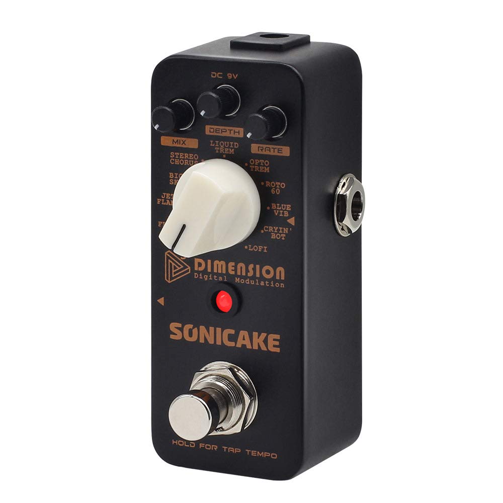 SONICAKE and Flanger Guitar Effects Pedal 5th Dimension Chorus, Phaser,