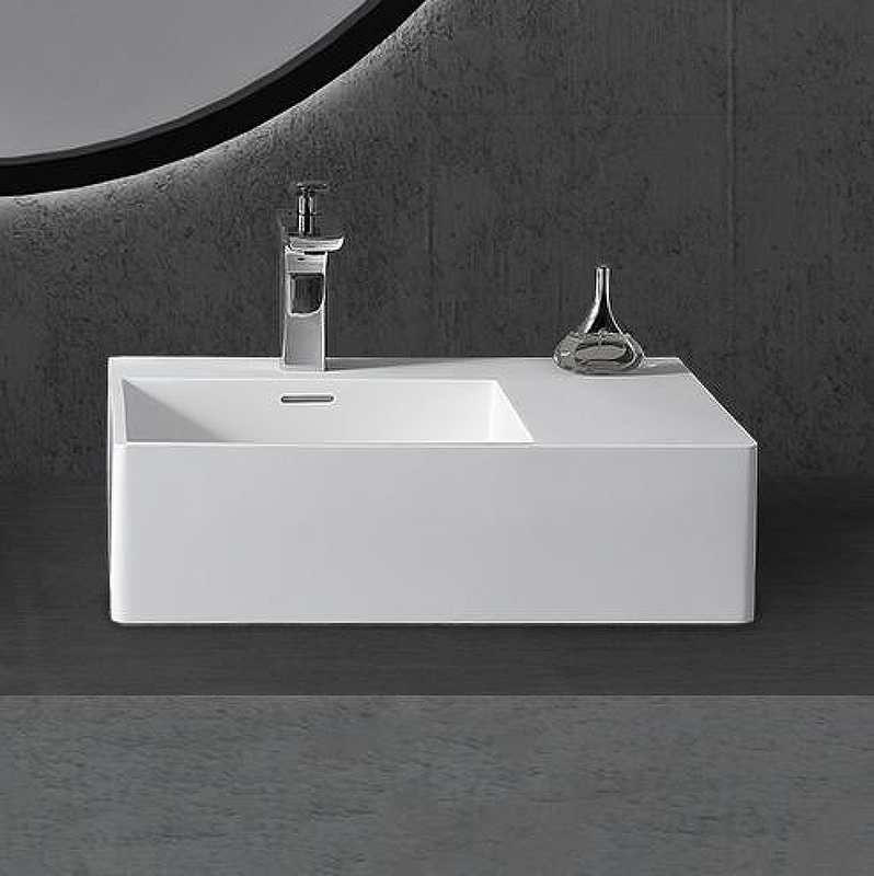 Раковина Abber Stein 56 L AS2644 L Белая матовая