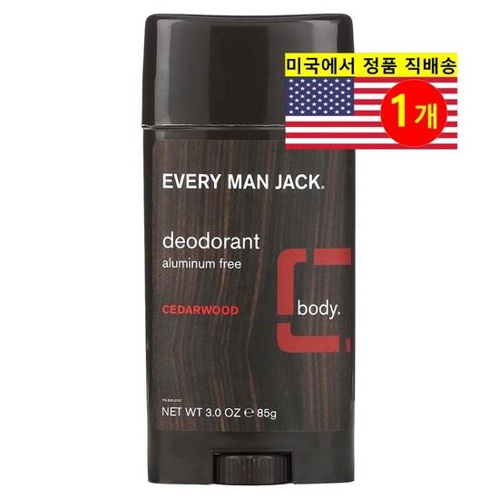 Дезодорант Every Man Jack с ароматом кедра без алюминия, 1 шт., 88 г
