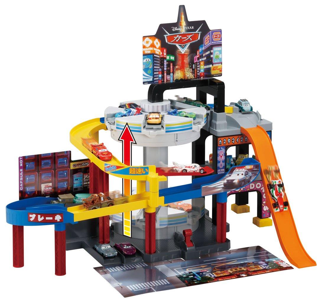 Tomica Cars Игровой набор Вращающийся лифт-развязка