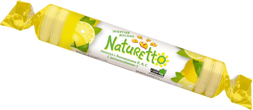 НАТУРЕТТО С ВИТАМИНОМ С табл. жеват. лимон 39 гр